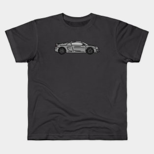 grey sport car Kids T-Shirt